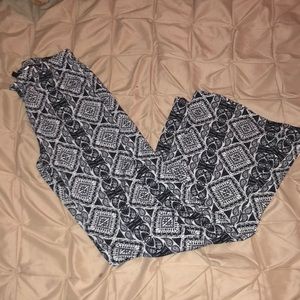 Patterned Flowy Pants
